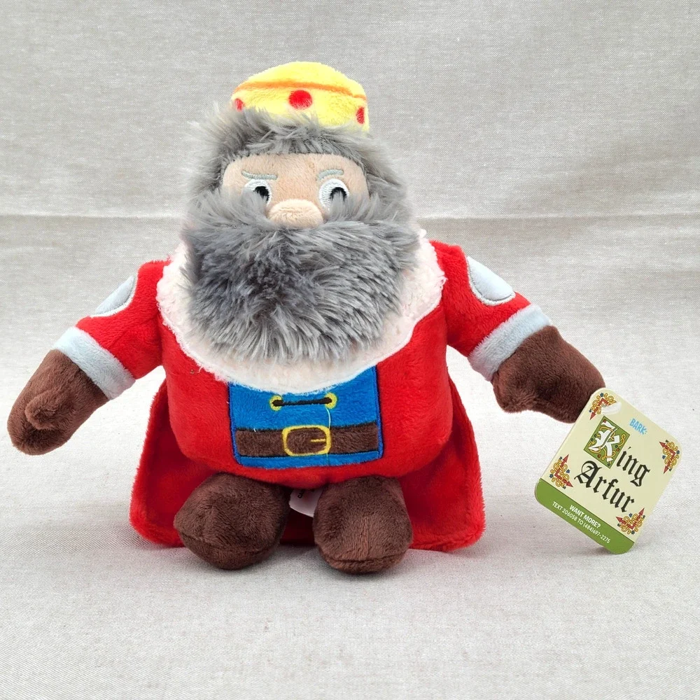 Bark King Arfur Dog Toy Giggles & Crinkles Knights of The Hound Table NWT Arthur